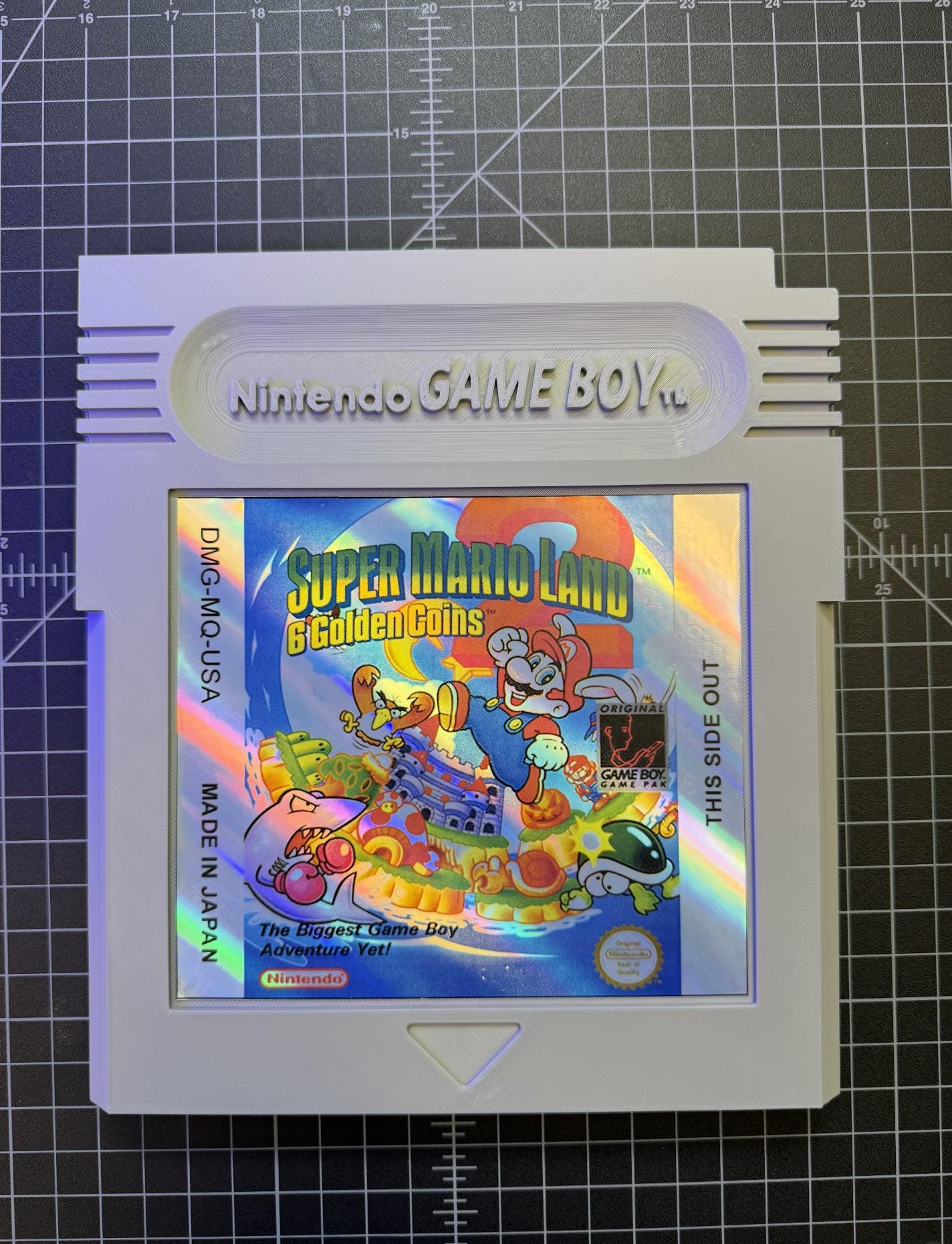 Cartouche Gameboy Décoration Murale Géante En - Super Mario