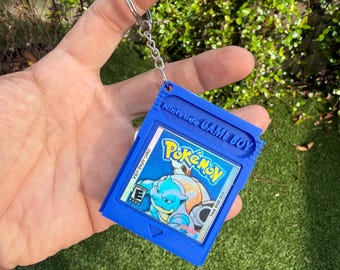 Pokemon Blue Gameboy Keychain