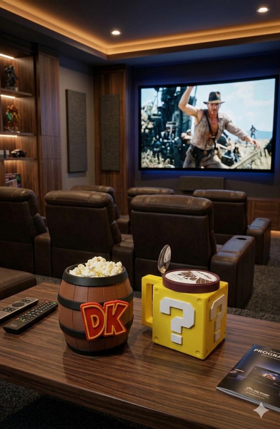 Nintendo Gift Set | Donkey Kong Snack Barrel and Mario Block Pint ...