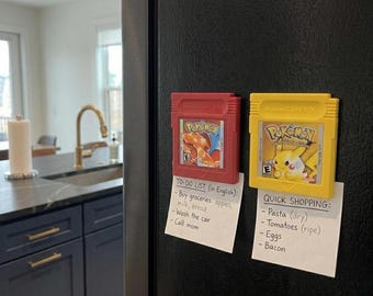 Fridge Magnet Inspired by Classic Game Cartridges | Choose Your Game