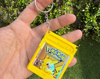 Pokemon Yellow Gameboy Keychain