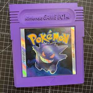 XL ゲンガー ゲームボーイ カートリッジ | ポケモン ウォール デコレーション | ホログラフィック レトロ アート