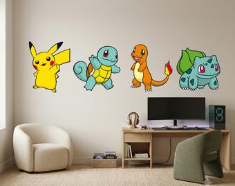 Custom Creature Wall Decal, Choose Character and Size, Gaming Sticker, Kids Room Decor