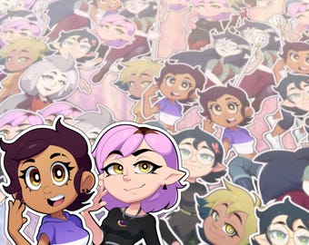 The Owl House Stickers | Sheet Stickers | Set 1