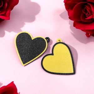 PrintUSA Can Do Opener - Soda Can Opener - Yellow Heart Charm & Duo