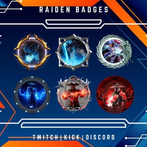 Fictional Badges For Twitch/YouTube/Kick/Discord | Bit Badges | Twitch Sub Badges | Anime Badges | Discord Roles | Stream Badges.