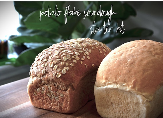 150-Year-Old Potato Flake Sourdough Starter Kit: Organic, GF, Beginner-Friendly