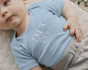 Dallas, Texas Baby Bodysuit - DTX Onesie | Stylish Infant Apparel | Texas Baby