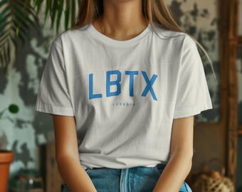 Lubbock T-Shirt - LBTX, Texas | Unisex Tee - Collegiate Design