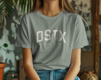 Dripping Springs T-Shirt - DSTX, Texas Unisex Tee - Collegiate Design