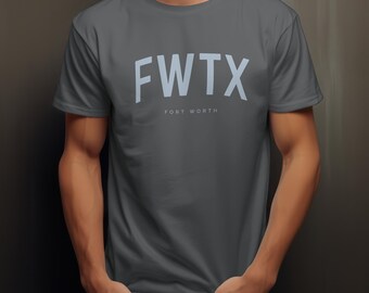 Fort Worth T-Shirt - FWTX, Texas | Unisex Tee - Collegiate Design