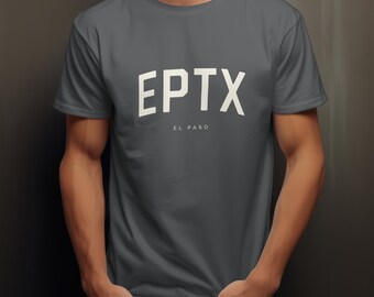 El Paso T-Shirt - EPTX, Texas | Unisex Tee - Collegiate Design