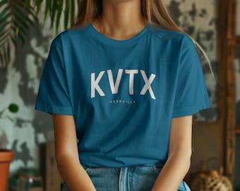Kerrville T-Shirt - KVTX City Abbreviation Tee - Texas Shirt | Collegiate