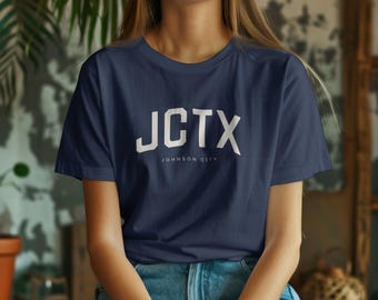 Johnson City T-Shirt - JCTX City Abbreviation Tee - Texas Shirt | Collegiate