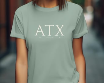 Austin T-Shirt - ATX, Texas - Unisex Tee | Texas Stars Design