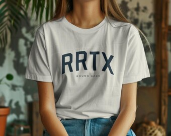 Round Rock T-Shirt - RRTX, Texas | Unisex Tee - Collegiate
