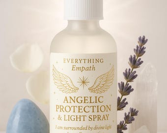 Angelic Protection & Light Spray – Selenite Infused Aura Mist