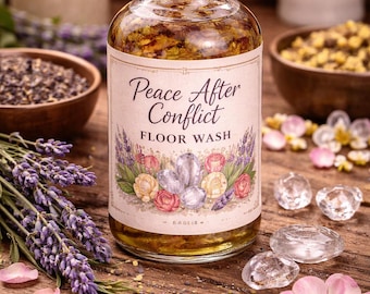 Peace After Conflict Floor Wash – Calm Energy, Emotional Reset, Spiritual Cleansing