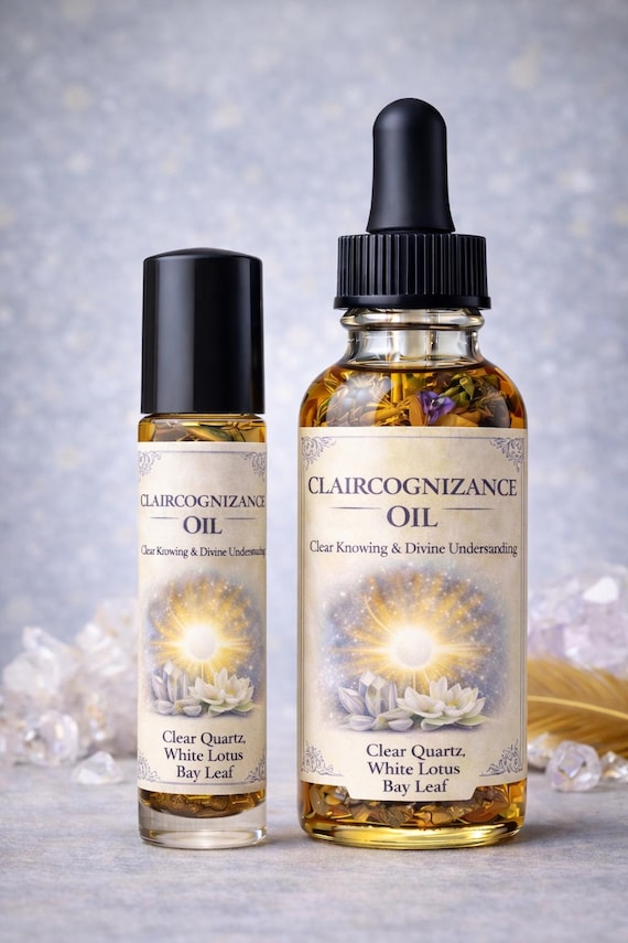 Claircognizance Oil – Clear Knowing & Divine Insight Ritual Blend – Intuitive Decision Making Oil