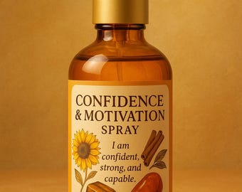 Confidence & Motivation Spray – Personal Power, Courage and  Self-Expression | Crystal Infused | High Vibe Spiritual Mis