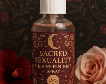 Divine Feminine Spray – Rose Water, Crystal-Infused Sensuality Mist