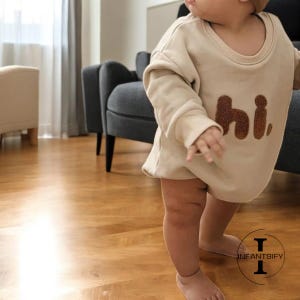Mono bonito para bebé, ropa de temporada para bebé, mono bonito para recién nacido, ropa cómoda para bebé, conjunto cálido para bebé, mono elegante para bebé