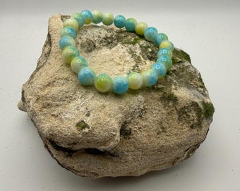 Pulsera azul y amarilla