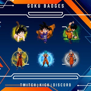 Cartoon Badges For Twitch, YouTube, Kick & Discord | Bit Badges | Sub Badges | Anime-Inspired Badges | Streaming And Discord Roles