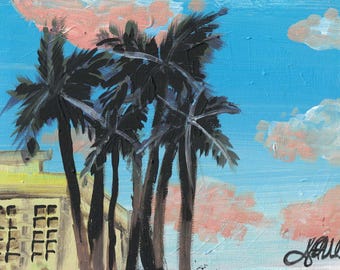 Digital Download | Hawaii, Hand painting, palm trees