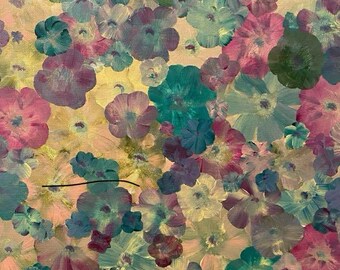 Flowers, neutral art, abstract art | Digital Download