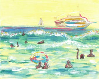 Digital Download | Kihei Beaches, Hawaii, Digital Photography, medium sized, pure blue ocean