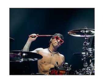 Twenty One Pilots poster, Josh Dun, Tyler Joseph, Concert Poster, Breach Tour, Clancy Tour, 14x11