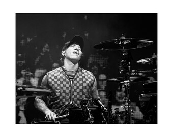 Twenty One Pilots poster, Josh Dun, Tyler Joseph, Concert Poster, Breach Tour, Clancy Tour, 14''x11''