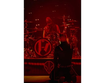 Twenty One Pilots poster, Josh Dun, Tyler Joseph, Concert Poster, Breach Tour, Clancy Tour