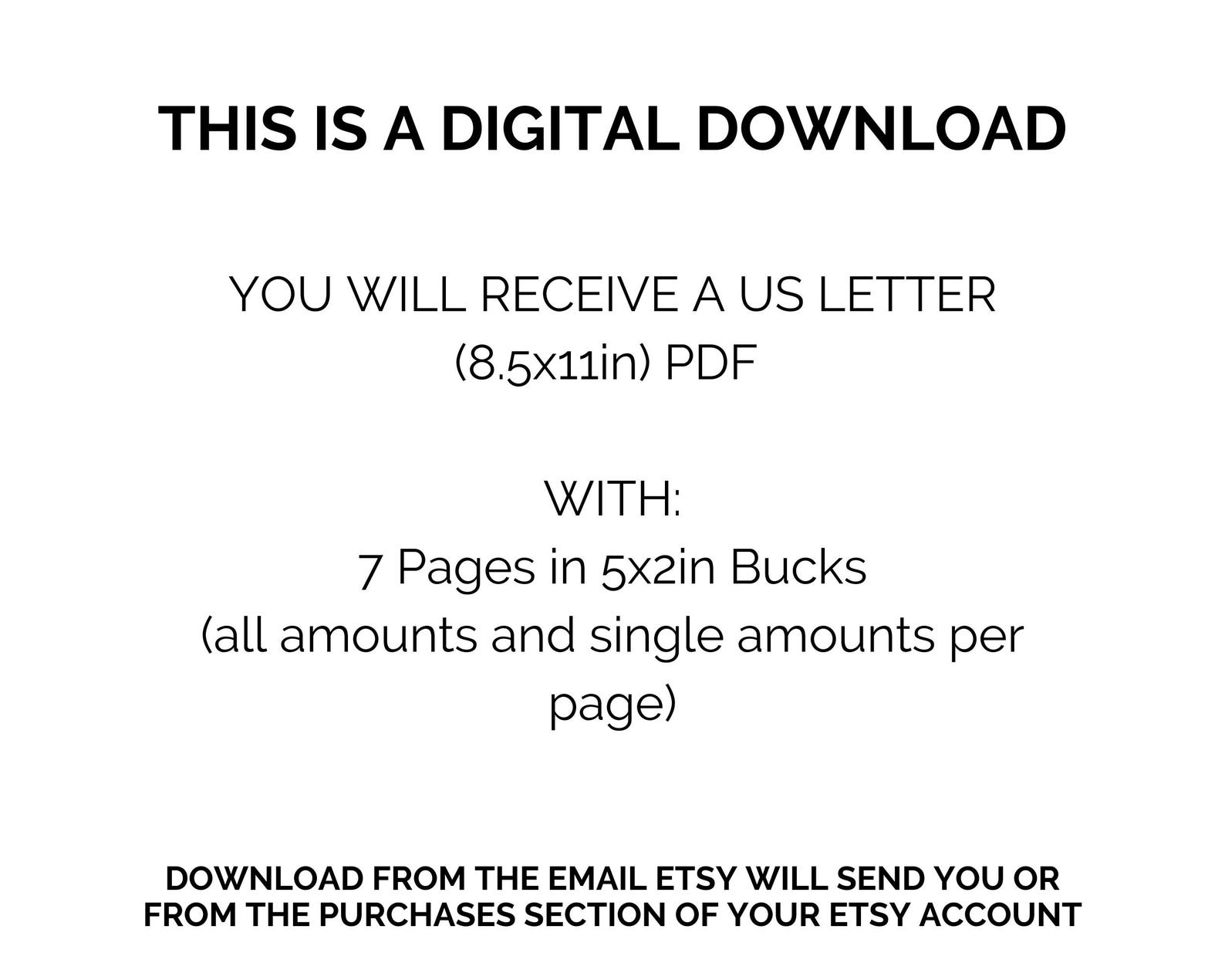 Easter Bunny Bucks Printable: Kids Activity Play Money (PDF) - Etsy