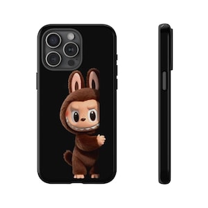 Adorable Labubu Monster Cute Phone Case for iPhone 16, 15, 14 Pro Max Plus - Samsung S25, 24, 23 Ultra, Plus - Kawaii Popmart Cute Monster
