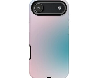 Pastel Gradient Phone Case – Soft Pink Blue Ombre Cover – Minimal Aesthetic – iPhone & Samsung – Matte or Glossy