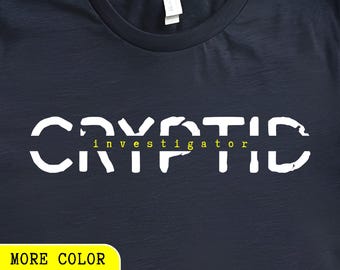 Camiseta de Cryptid Investigator: Camiseta de conspiración de ciencia ficción