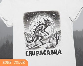 Camiseta de Chupacabras: Diseño vintage de críptidos, regalo de criptozoología