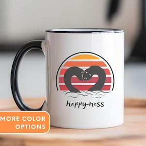 Valentijnsdag monster keramische mok van Loch Ness, leuk cadeau voor stellen Cryptid-fans, folkloreliefhebbers, theekoffieliefhebbers, Nessie-verzamelaars