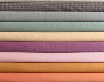 Wildflower Wovens by Suzy Quilts for Art Gallery Fabric | 12 fat quarter Bundle / 12 half yard bundle