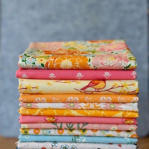 Marigold Collection by Maureen Cracknell for Art Gallery Fabric| 16 Fat Quarter Bundles or Half Yard Bundles w/ 2.5 Edition Matching Binding