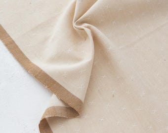Sprout Wovens  - Oat by Fableism Supply Co | 100% Garment & Quilting Cotton Fabric | Yarn-dyed | half a yard