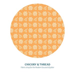 In A Row | Marigold | Maureen Cracknell | Art Gallery Fabric | Modern Fabric | Quilters Cotton | 1/2 yard | Plaid | Floral Fabric