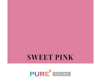Sweet Pink| Half Yard | PURE Solids | Art Gallery Fabric | 100% Pima Cotton | Solid Color