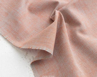 Tela de algodón teñida con hilo "Pata de León" - Tejidos de acuarela, acolchado y costura de prendas