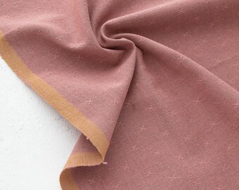 Sprout Wovens  - Marsala by Fableism Supply Co | 100% Garment & Quilting Cotton Fabric | Yarn-dyed | half a yard