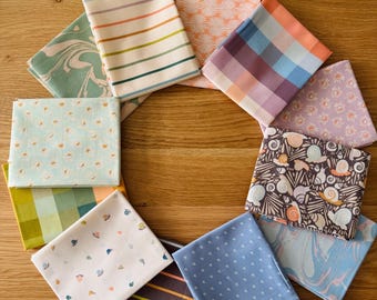 Slow Summer l Suzy Quilts for Art Gallery Fabric l 12 fat quarters l 100% Cotton