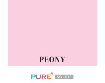 Peony | Half Yard | PURE Solids | Ethereal Edition | NEW 2025 color | Art Gallery Fabric | 100% Pima Cotton | Solid Color