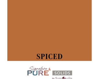 Spiced | Half Yard | Signature PURE Solids by Suzy Quilts | Art Gallery Fabric | AGF | 100% Pima Cotton | Solid Color| Quilting | Sewing